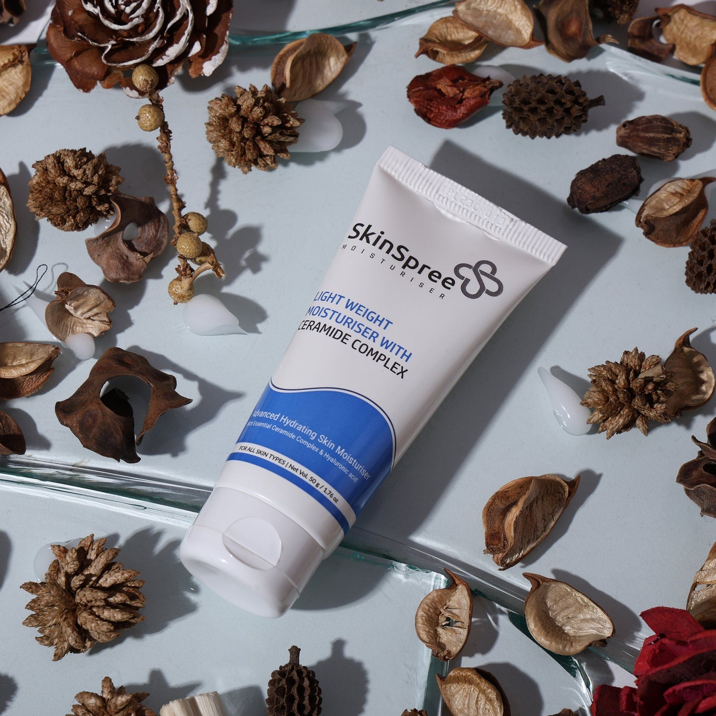 Skinspree Moisturiser| Light Weight Moisturiser With Ceramide Complex | 50gm