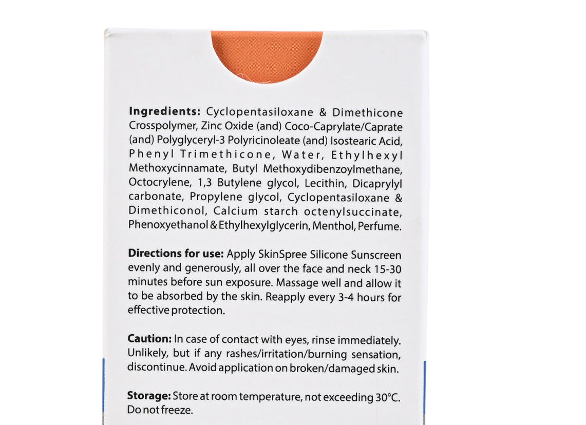 SkinSpree Silicone Sunscreen | 50gm