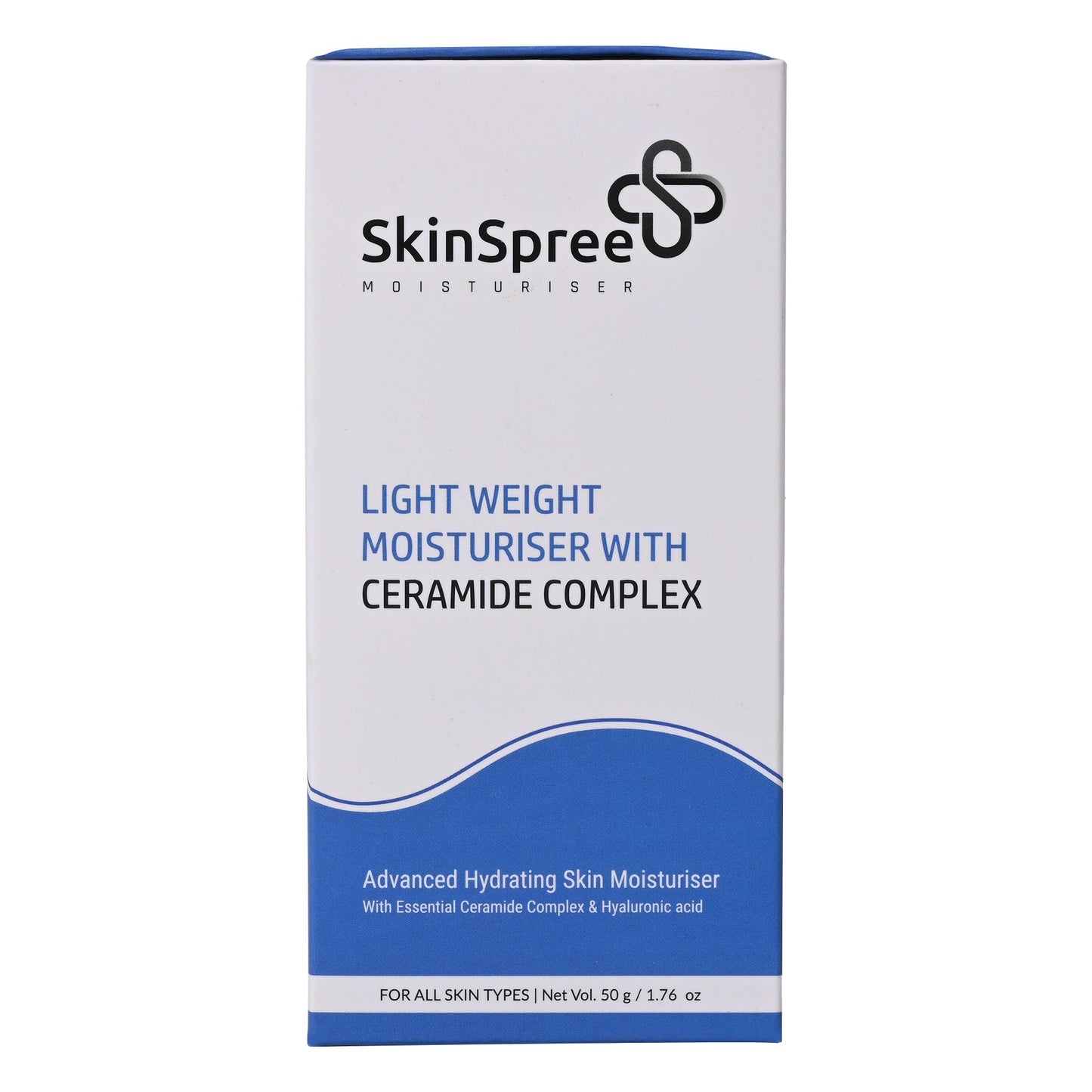 Skinspree Moisturiser| Light Weight Moisturiser With Ceramide Complex | 50gm