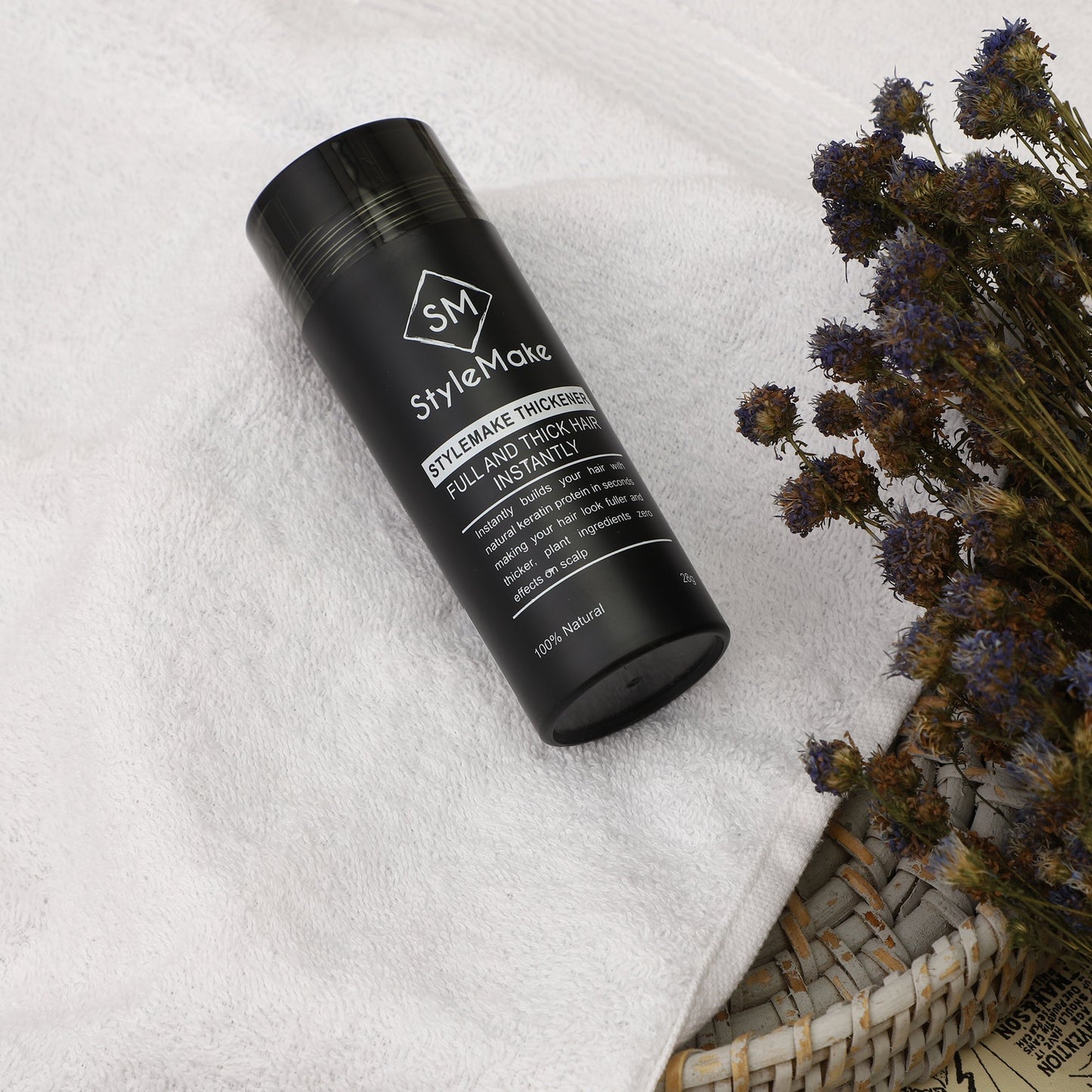 StyleMake Thickener Hair Fibers 28g + StyleMake Hair Lock Spray 100 ml — The Ultimate Duo