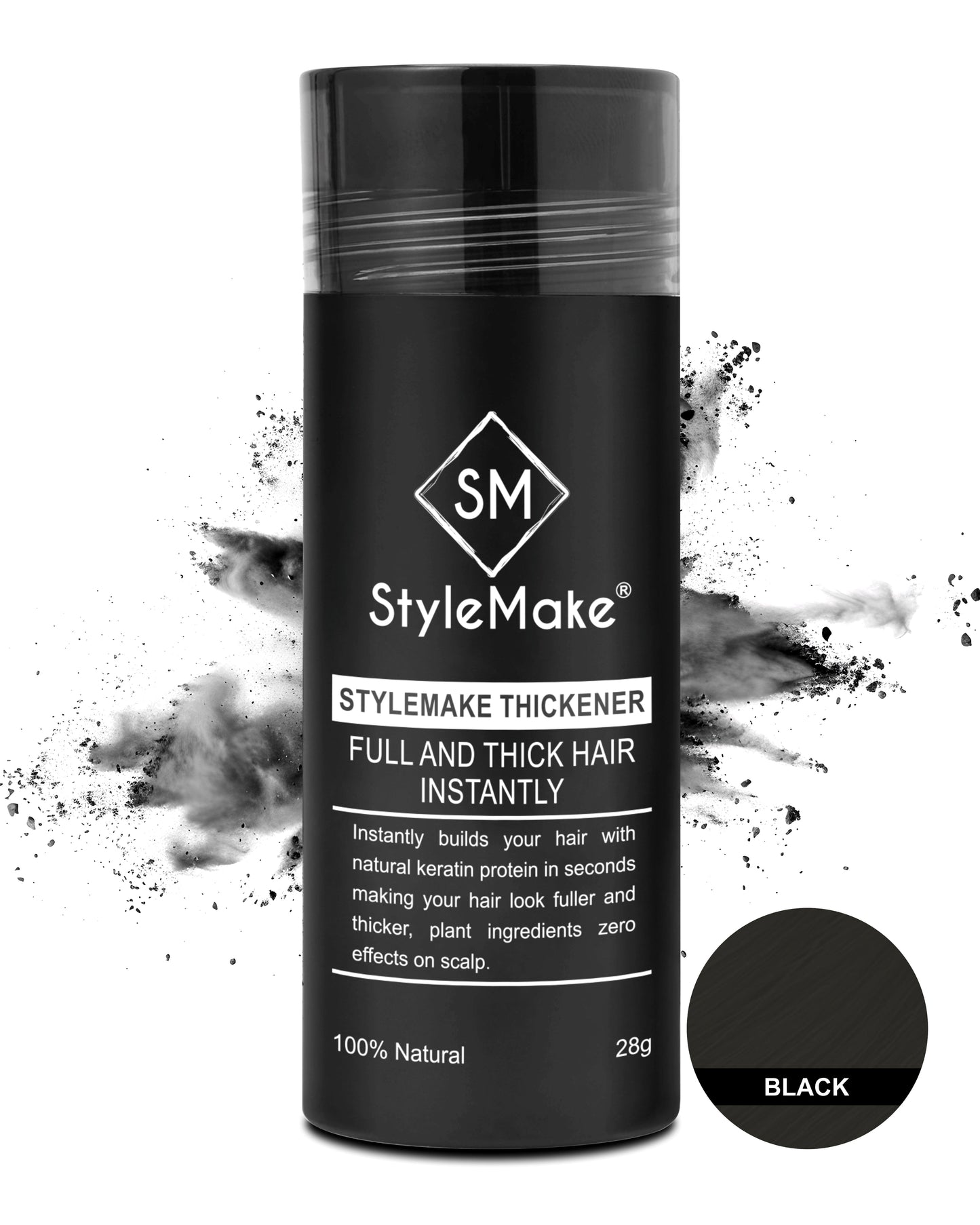 StyleMake Thickener Hair Fibers 28g + StyleMake Hair Lock Spray 100 ml — The Ultimate Duo