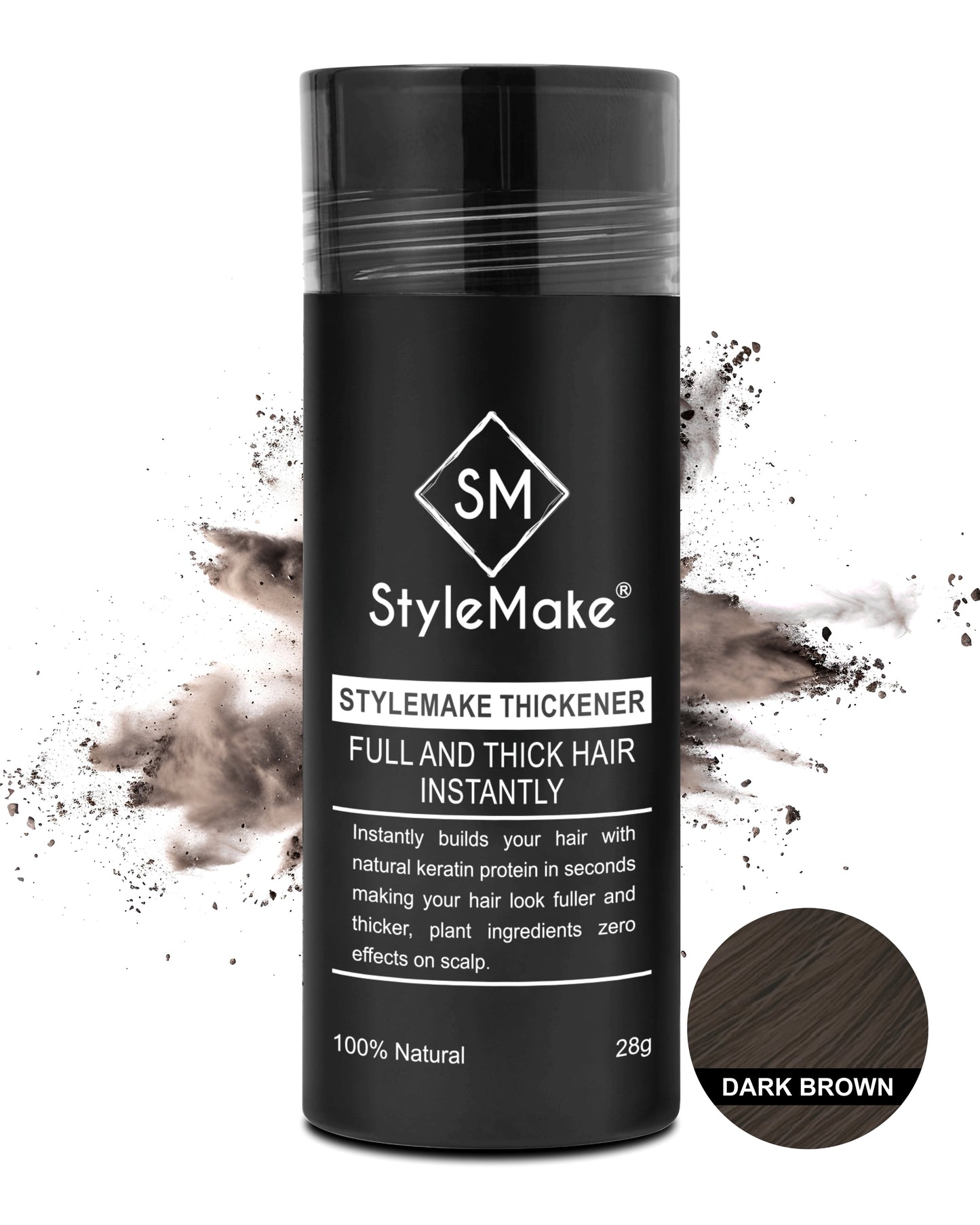 StyleMake Thickener Hair Fibers 28g + StyleMake Hair Lock Spray 100 ml — The Ultimate Duo