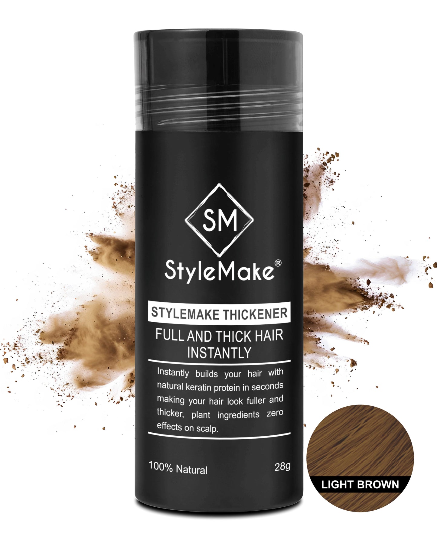 StyleMake Thickener Hair Fibers 28g + StyleMake Hair Lock Spray 100 ml — The Ultimate Duo