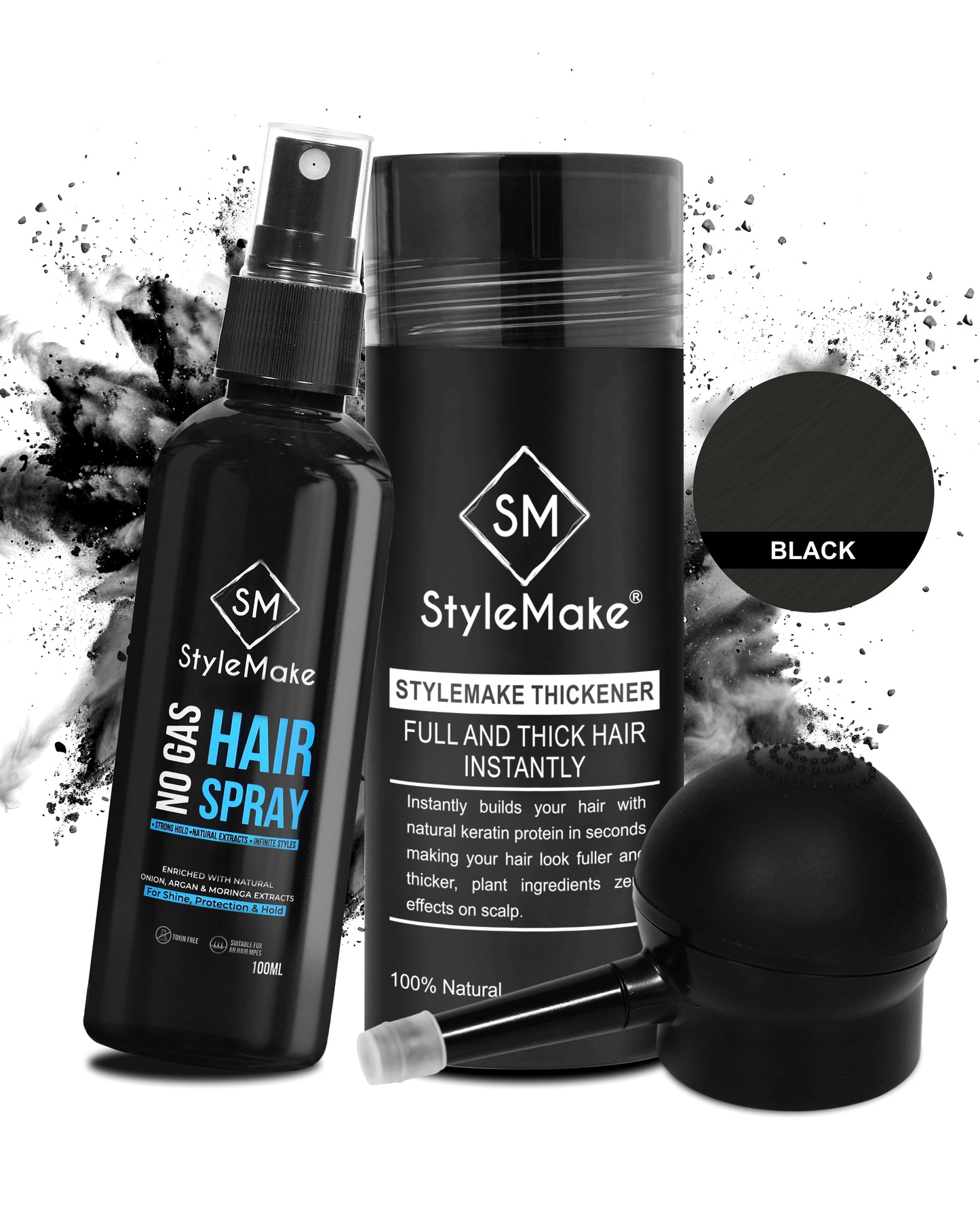 StyleMake Thickener Hair Fibers 28 g For Men & Women